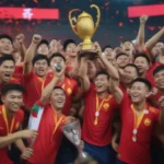 Đội tuyển Việt Nam chiến thắng, giành cúp vô địch Asiad 2019