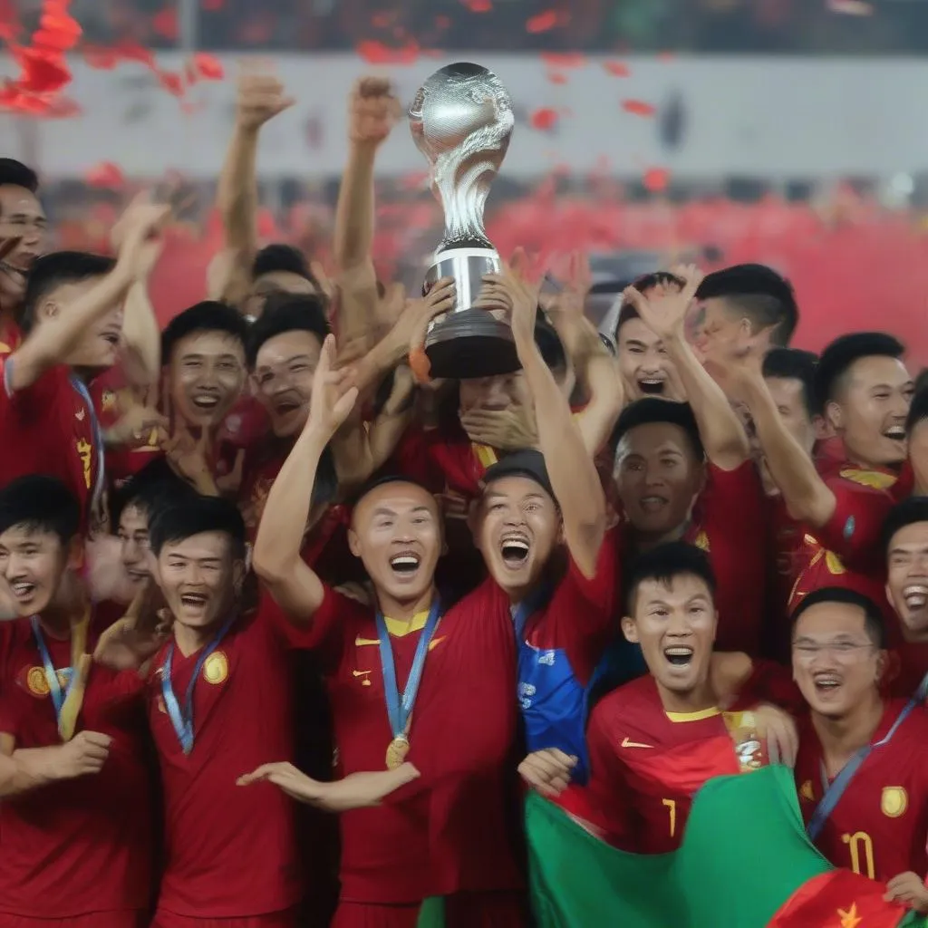 Hình ảnh về đội tuyển Việt Nam vô địch AFF Cup 2018