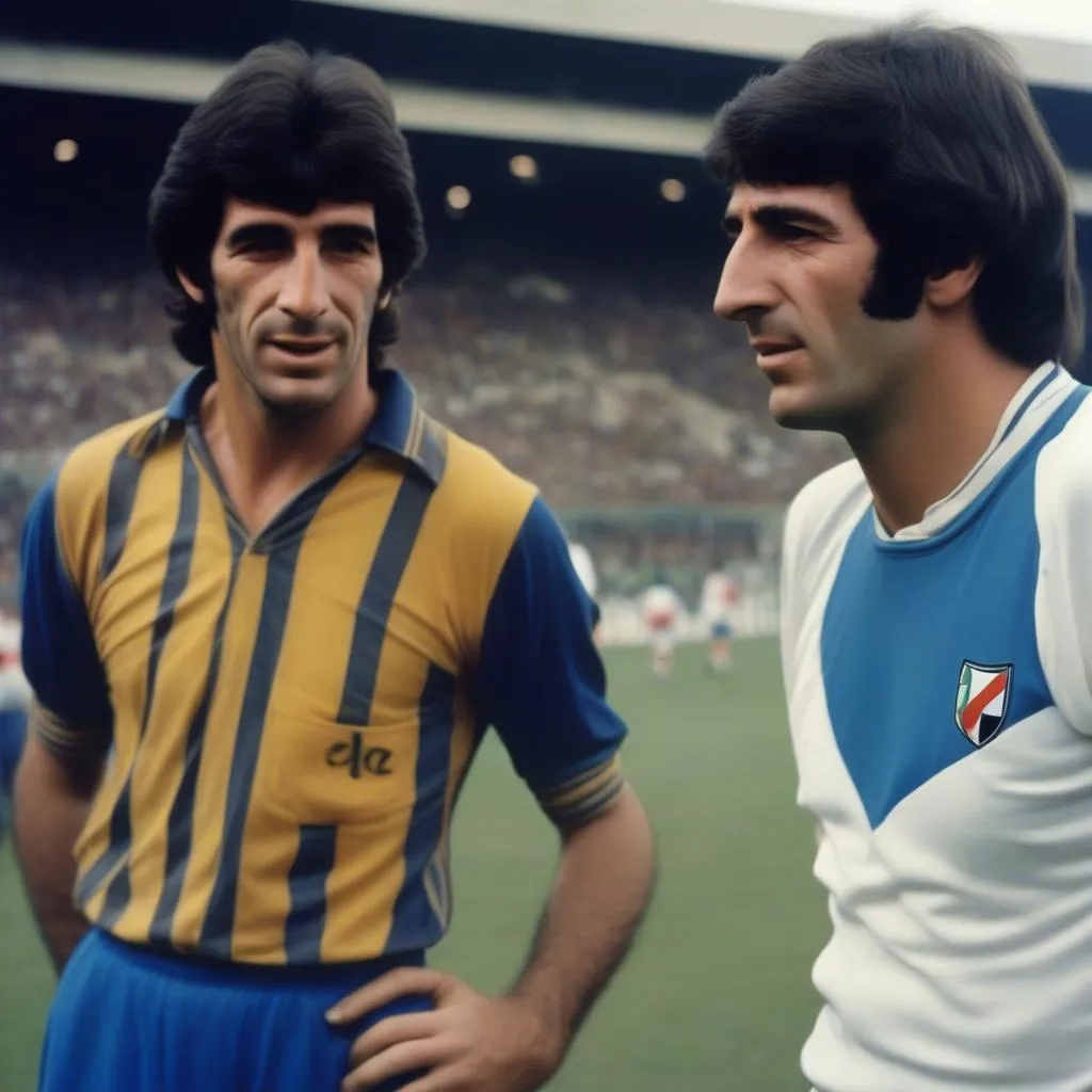 Hình ảnh Paolo Rossi và Dino Zoff