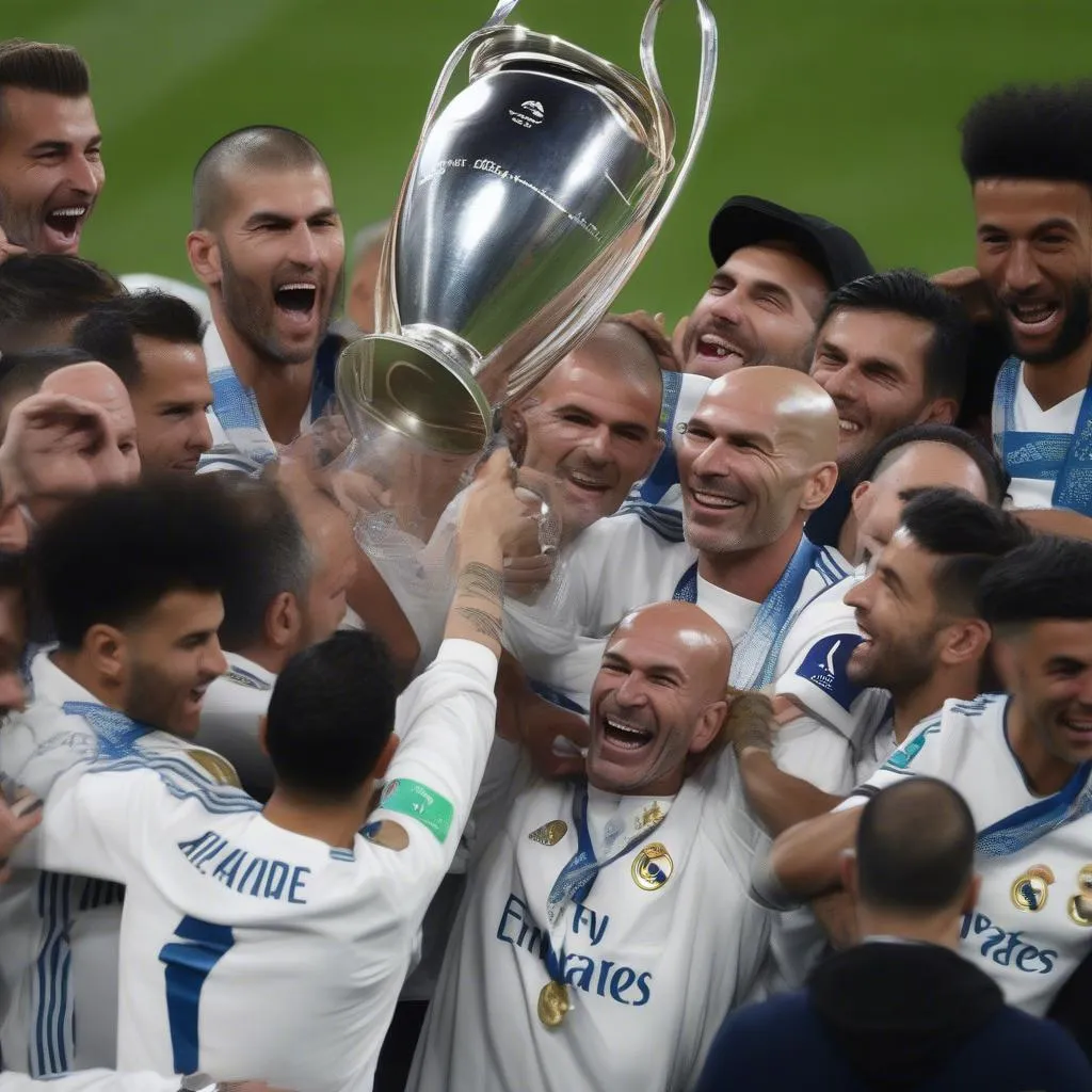 Zidane dẫn dắt Real Madrid giành 3 chức vô địch C1 liên tiếp