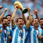 Hình ảnh Argentina nâng cao cúp vô địch World Cup