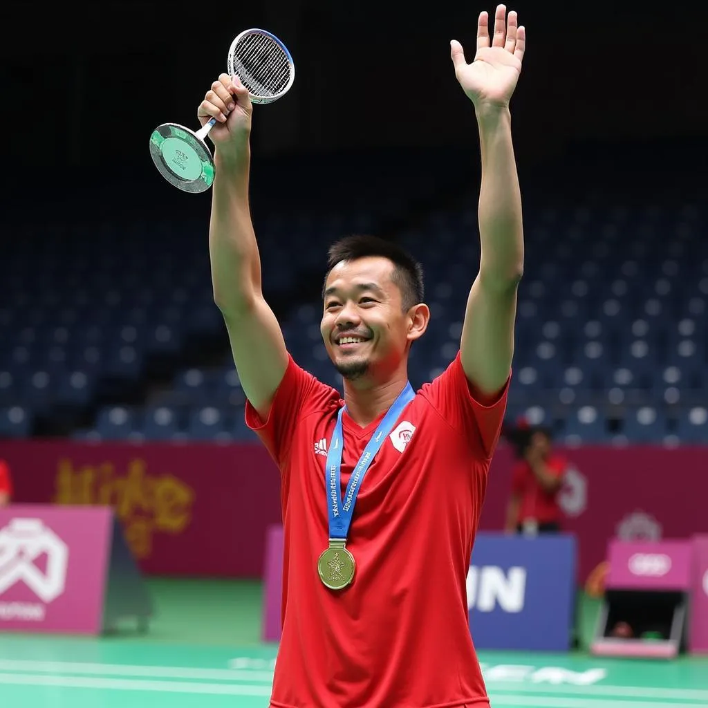 Lin Dan vô địch cầu lông đơn nam ASIAD 2018