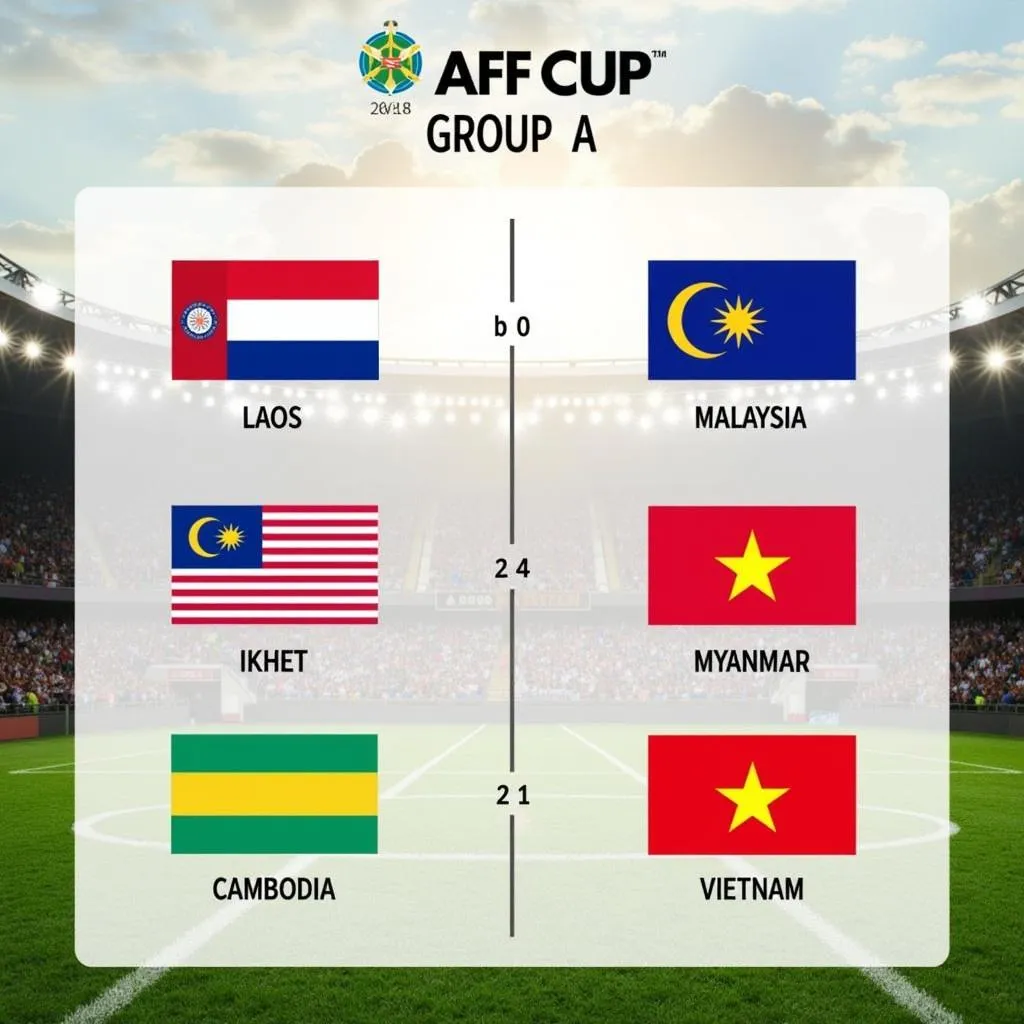 Bảng A AFF Cup 2018