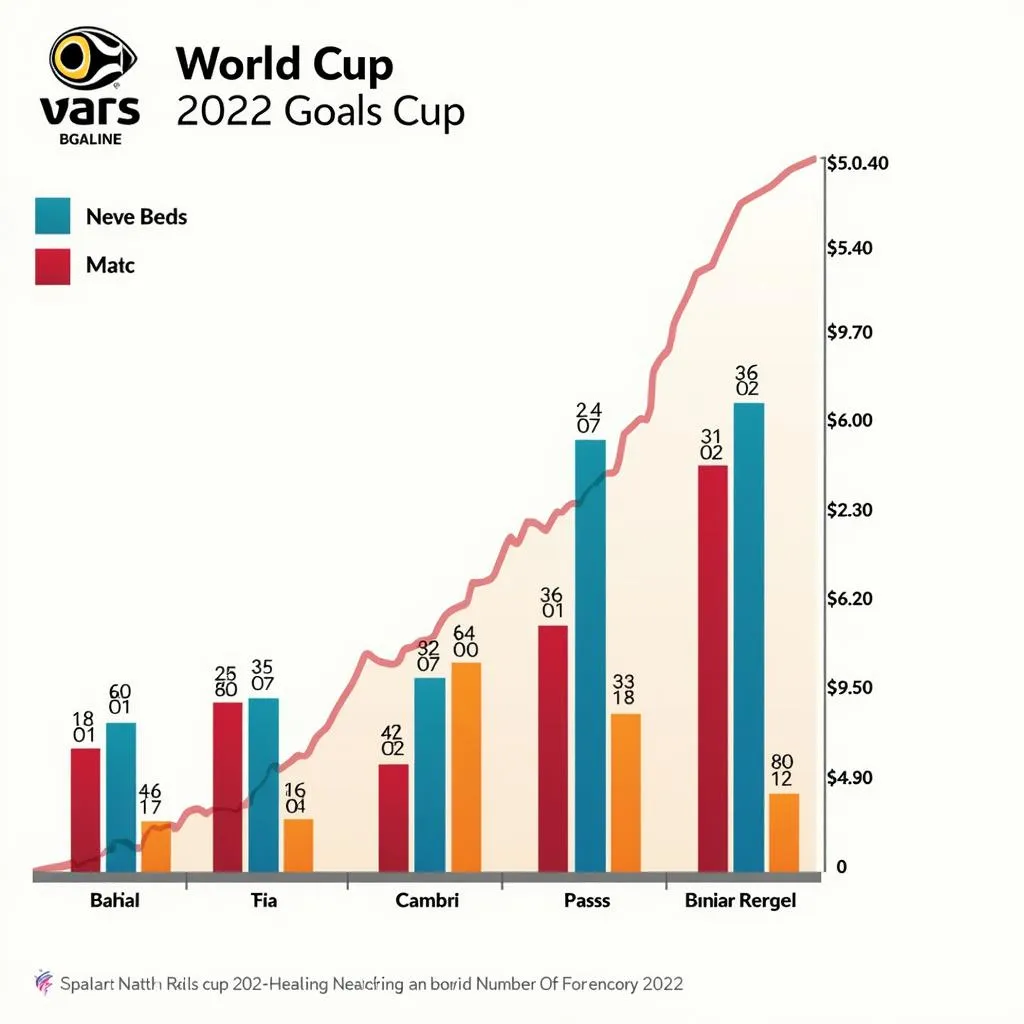 Biểu đồ thể hiện kết quả các trận đấu World Cup 2022