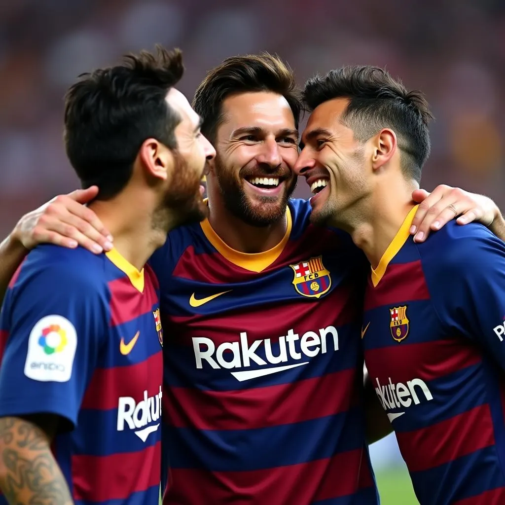 Bộ ba MSN: Messi, Suarez, Neymar