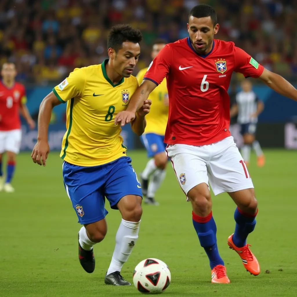 Brazil đối đầu Chile tại tứ kết Copa America