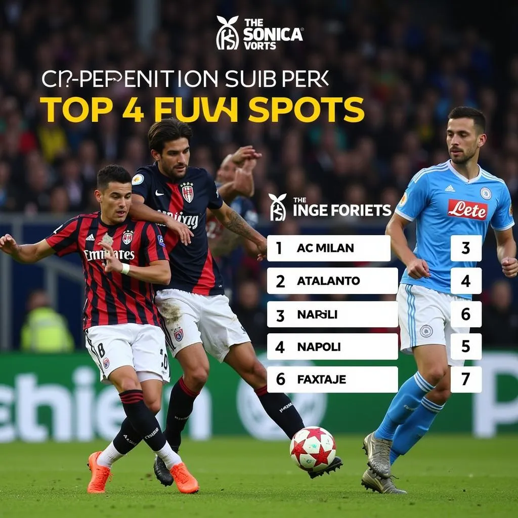 Cuộc đua top 4 Serie A 2020