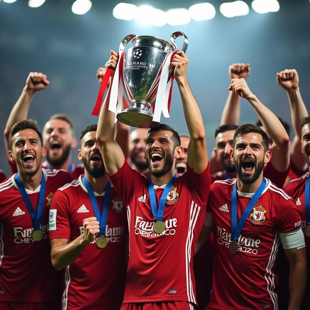 Đội bóng nâng cao cúp vô địch UEFA Champions League