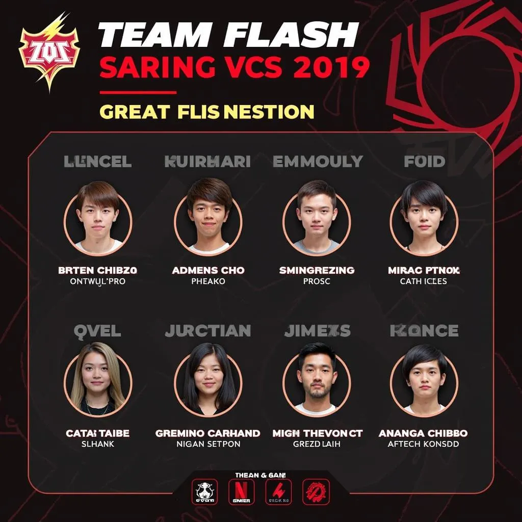 Đội hình Team Flash VCS 2019