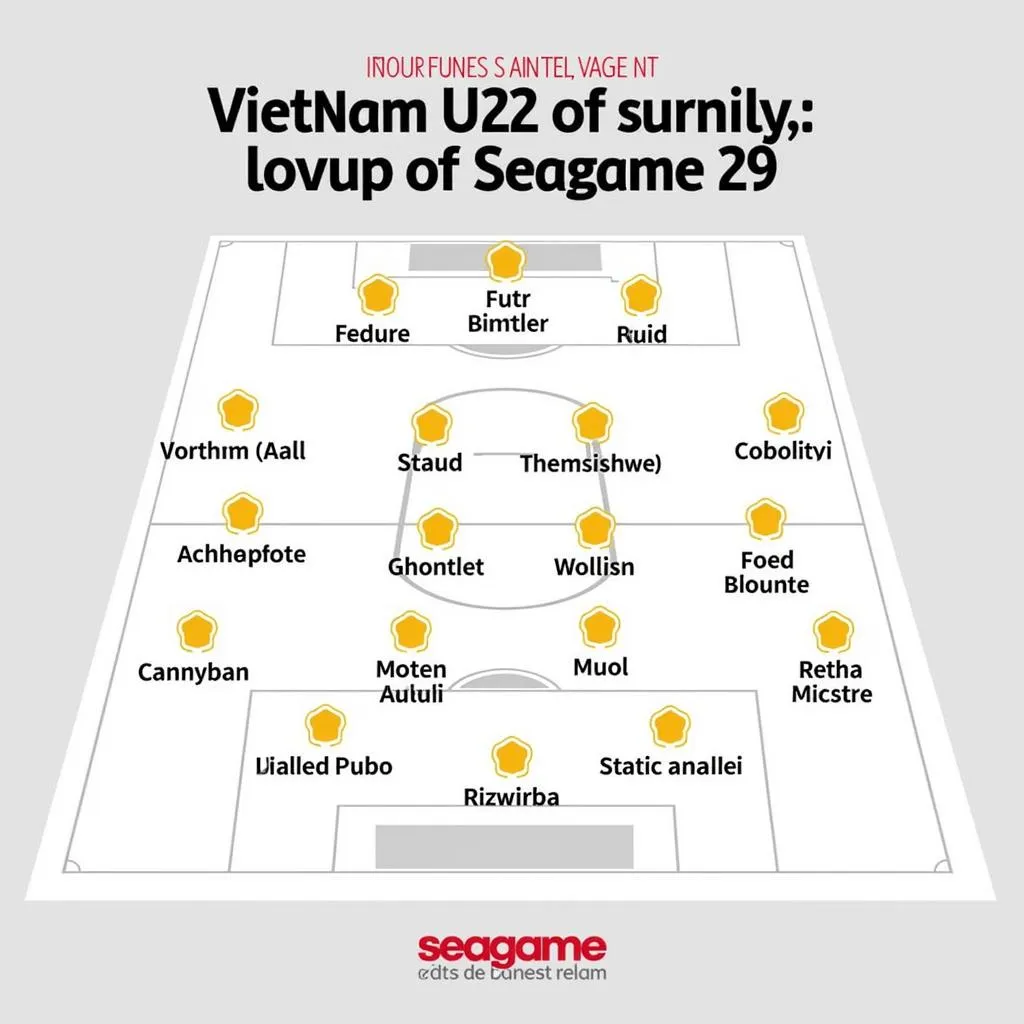 Đội hình U22 Việt Nam Seagame 29