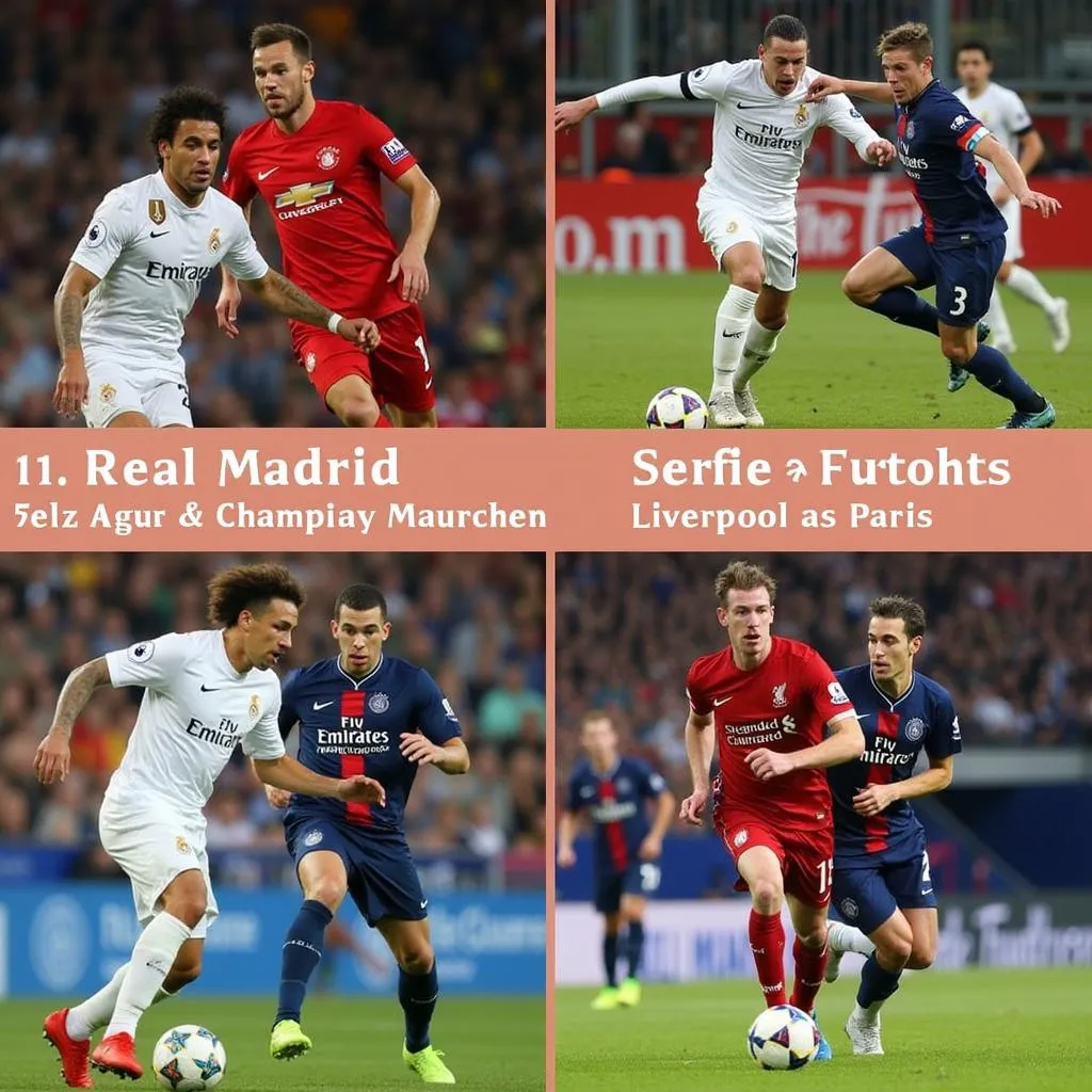 Real Madrid, Bayern Munich, Liverpool - những đối thủ cạnh tranh trực tiếp với PSG trong cuộc đua vô địch Champions League