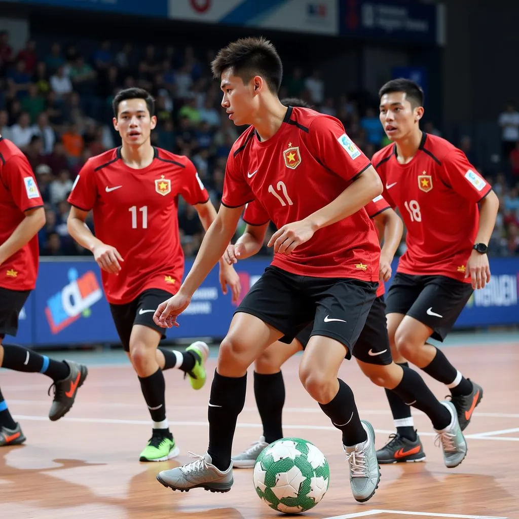 Đội tuyển Futsal Việt Nam thi đấu tại giải vô địch Đông Nam Á 2019