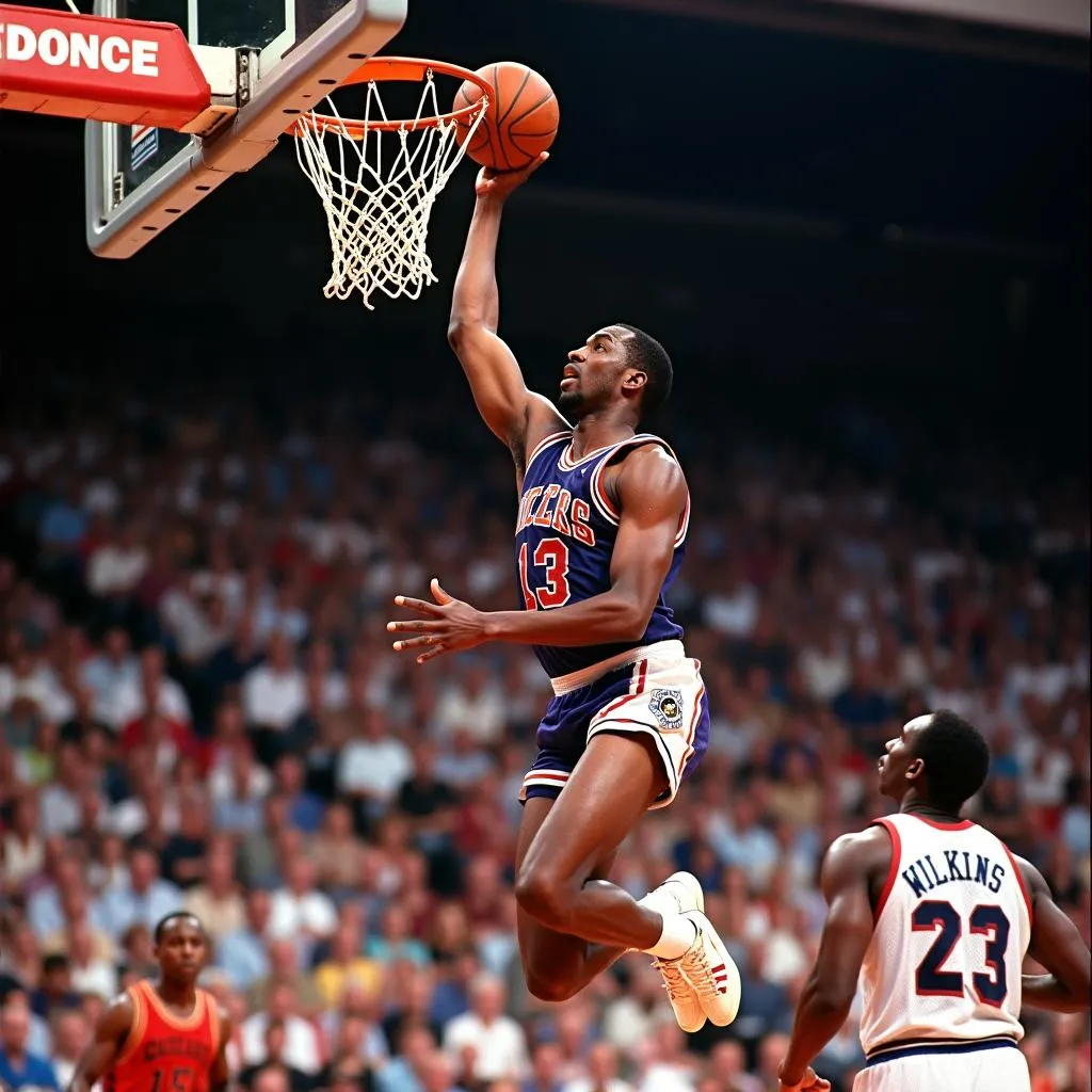 Dominique Wilkins vô địch slam dunk