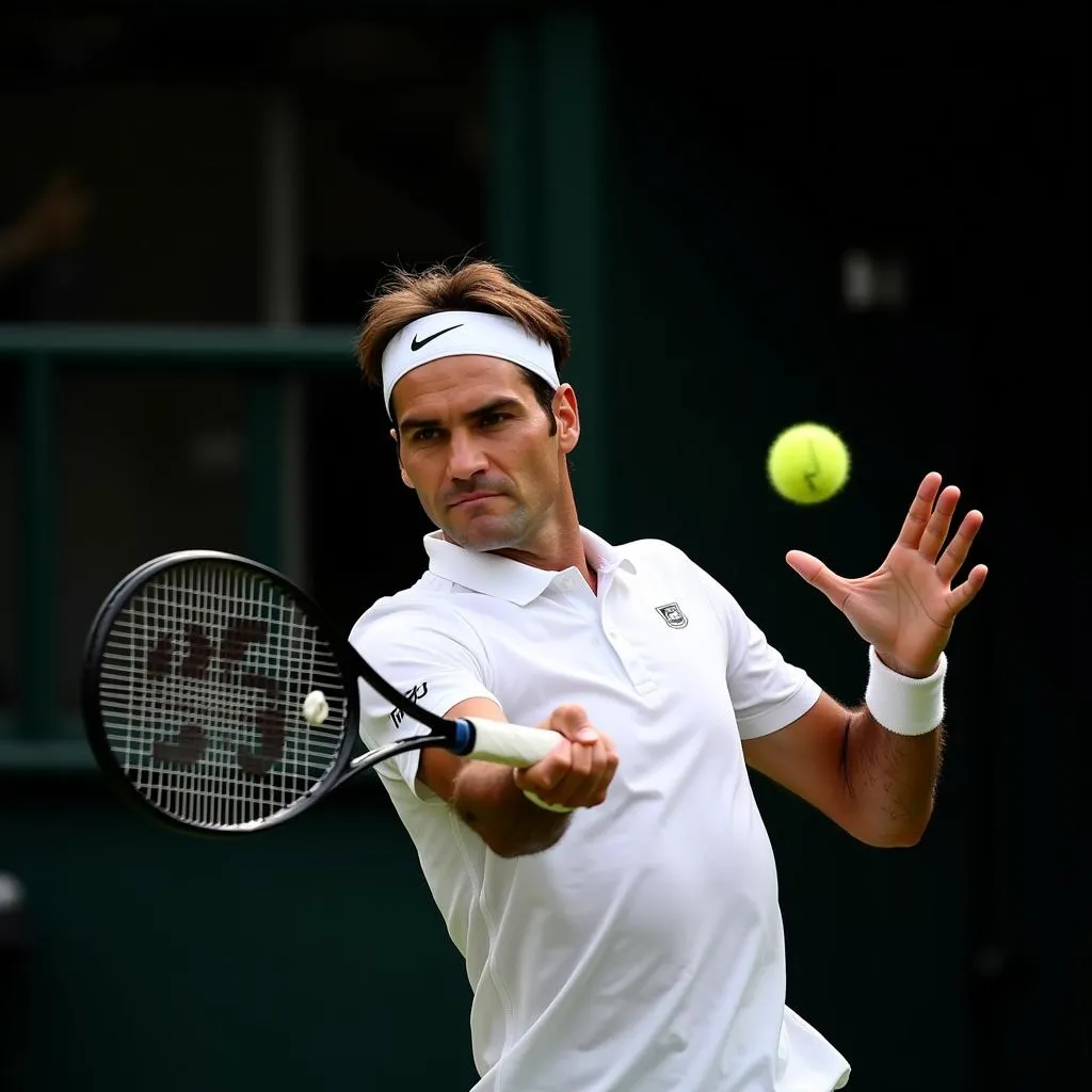 Federer lọt vào bán kết Wimbledon 2019