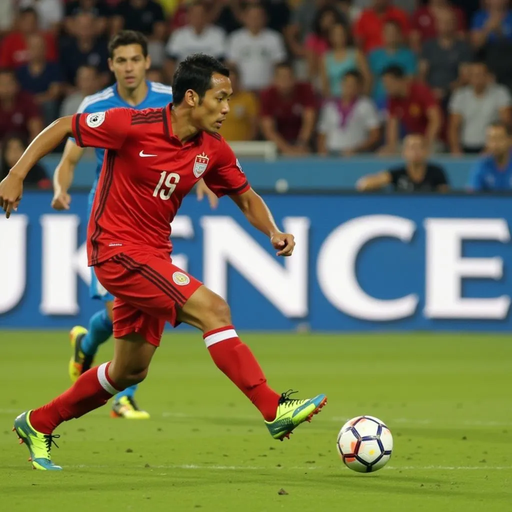 Khoảnh khắc Hariss Harun ghi bàn thắng duy nhất cho Singapore trong trận chung kết AFF Cup 2014