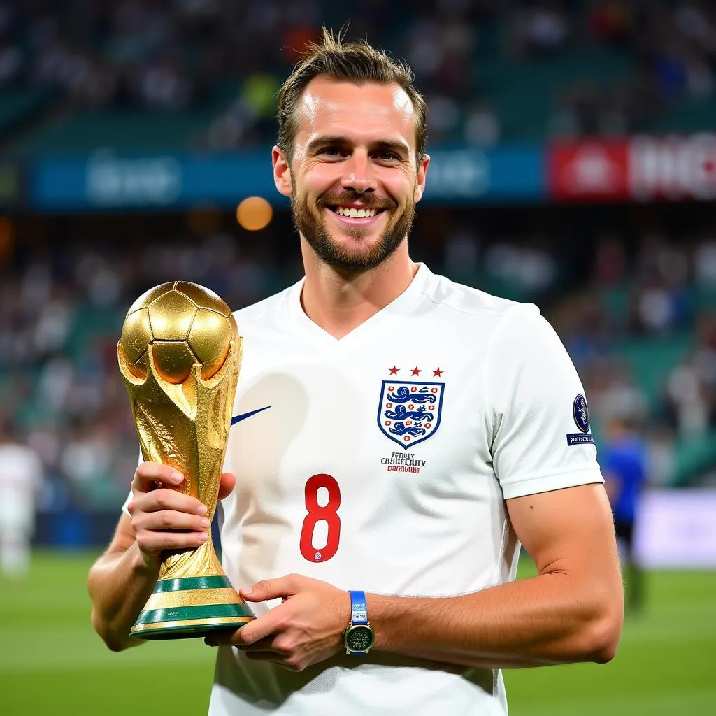 Harry Kane nhận Chiếc giày vàng World Cup