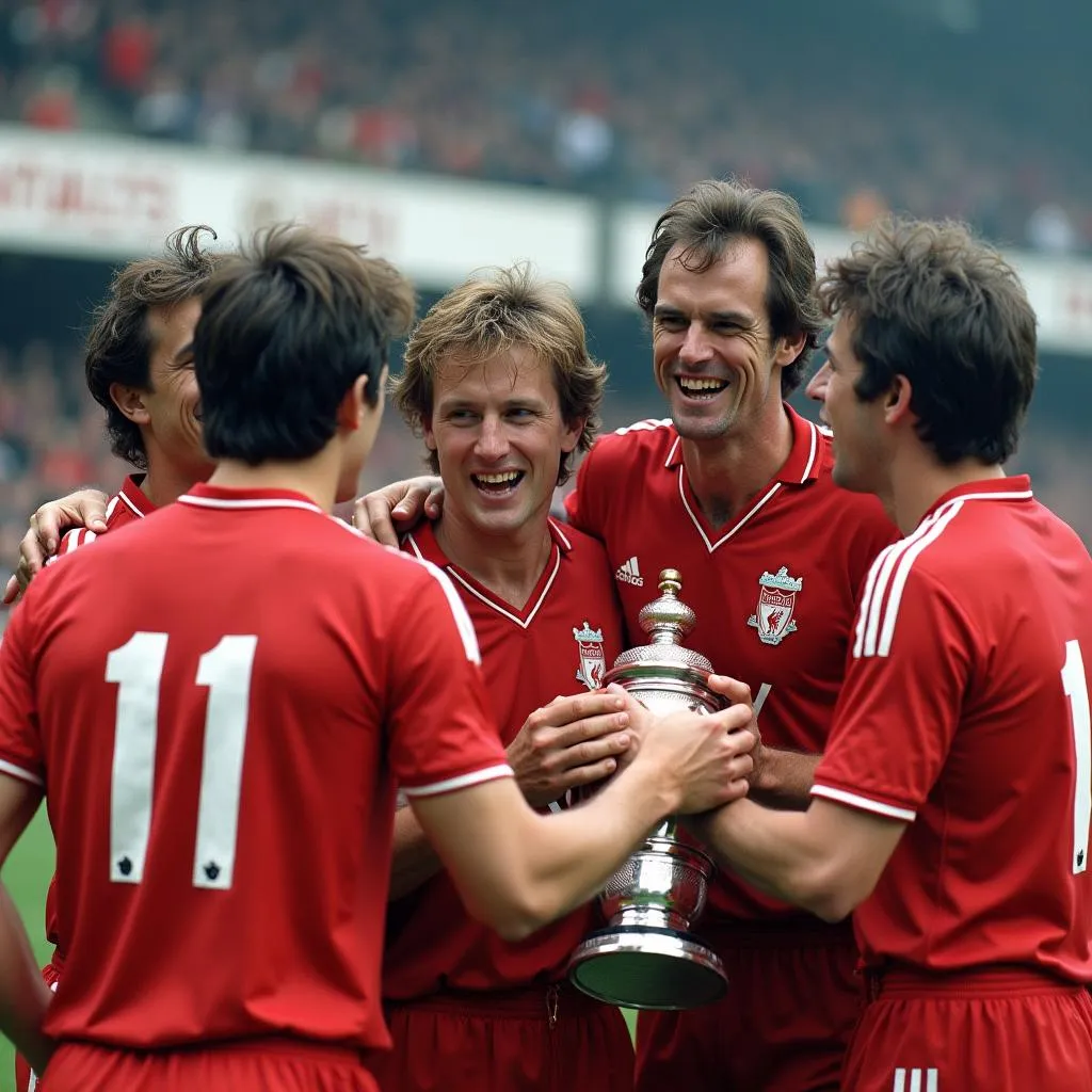 Hình ảnh Liverpool vô địch Champions League 1977