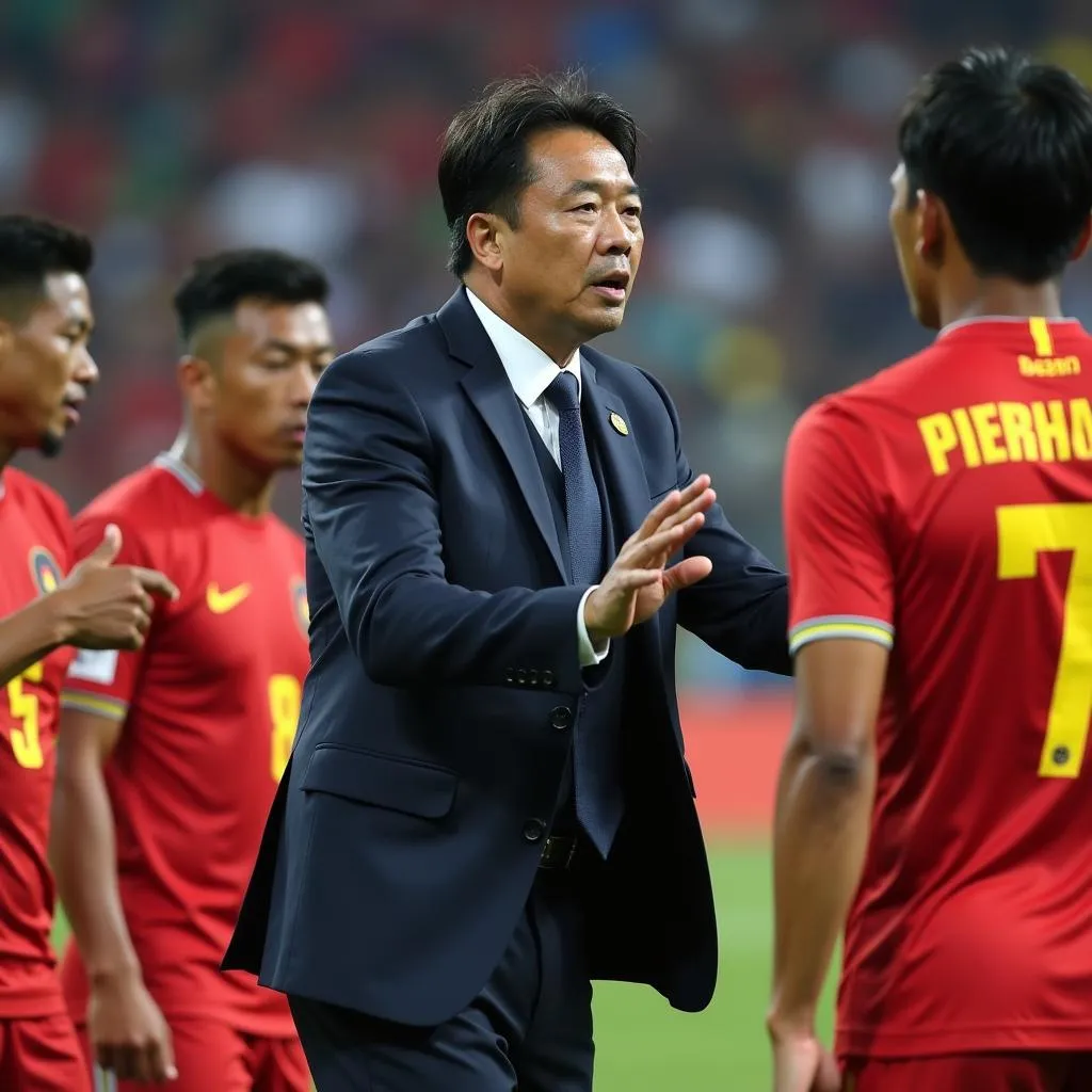 HLV Park Hang Seo chỉ đạo tại Asian Cup 2019