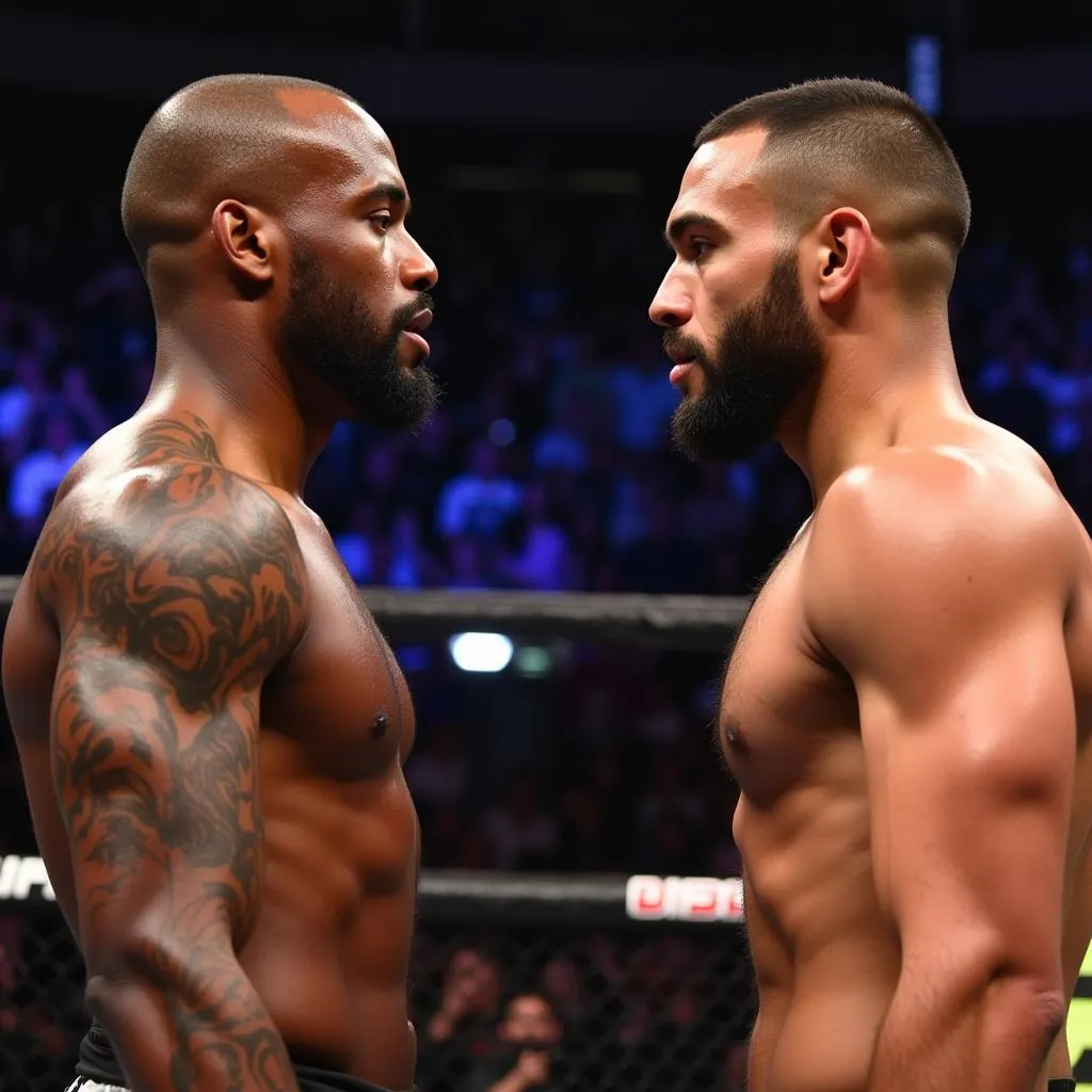 Jon Jones và Dominick Reyes đối mặt trong lồng bát giác tại UFC 247