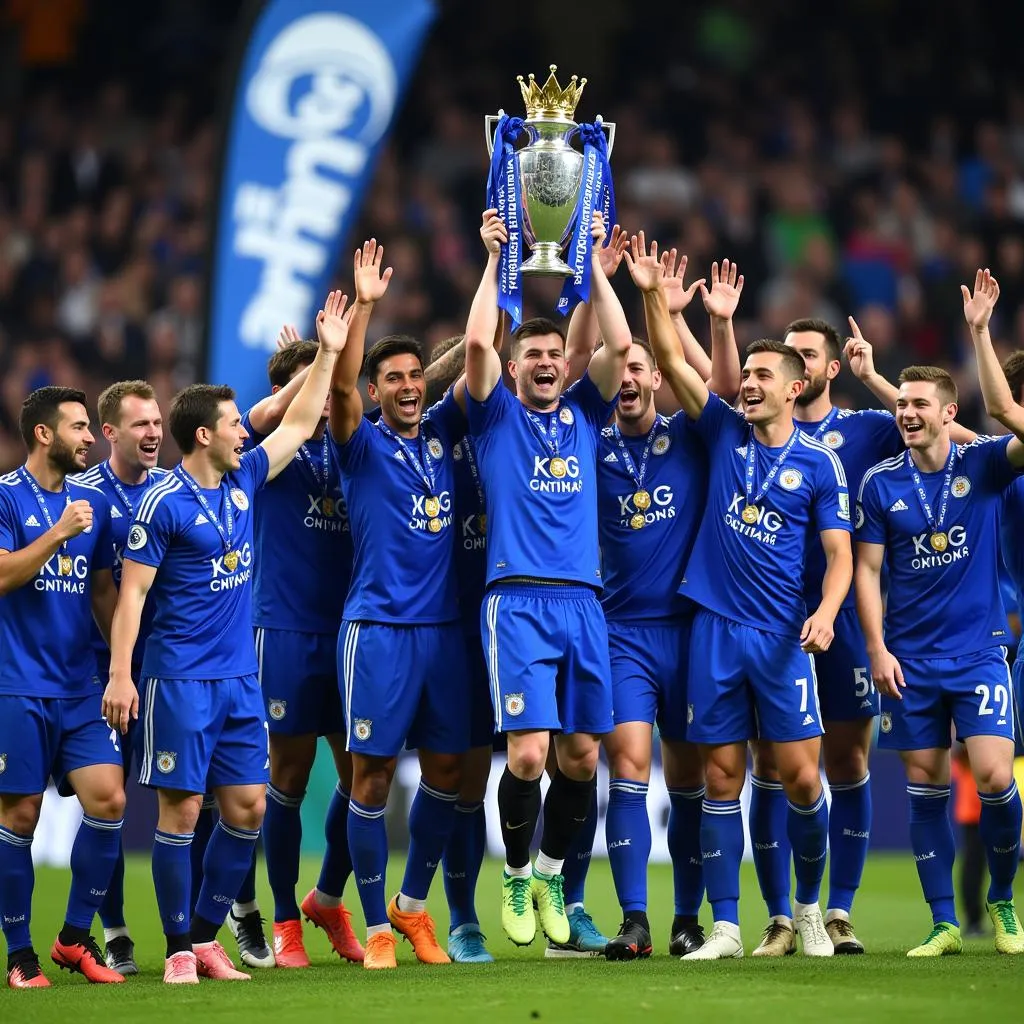 Leicester City vô địch Ngoại hạng Anh 2016