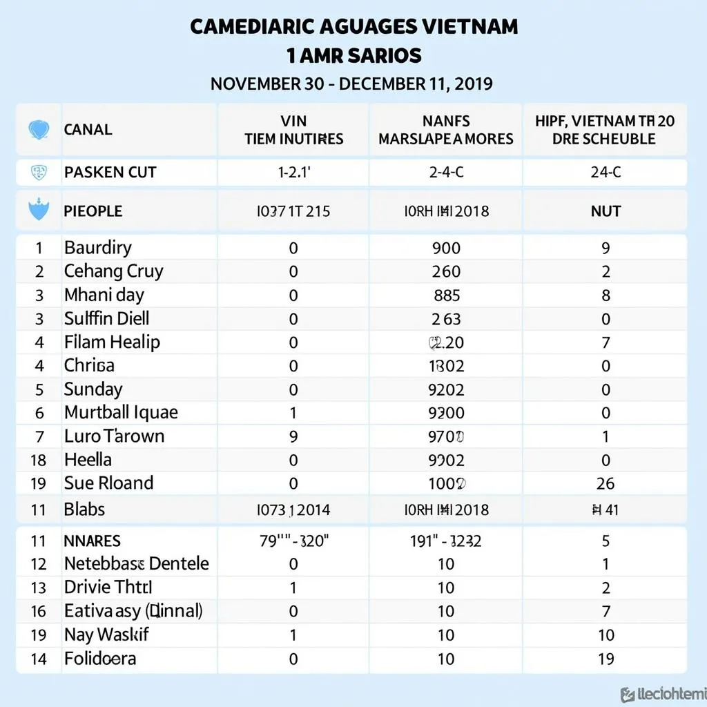 Lịch thi đấu bóng đá nữ Việt Nam Seagame 30