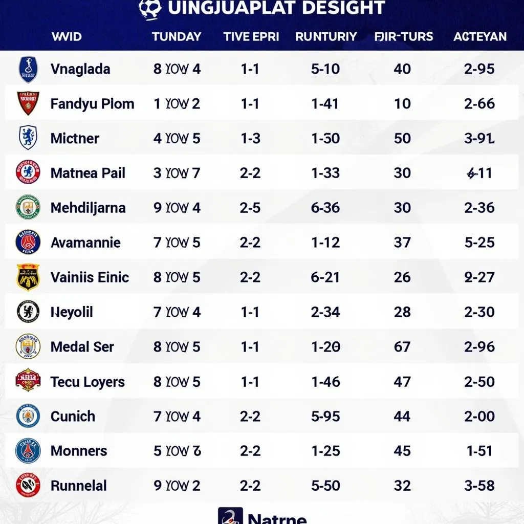 Lịch thi đấu UEFA Champions League