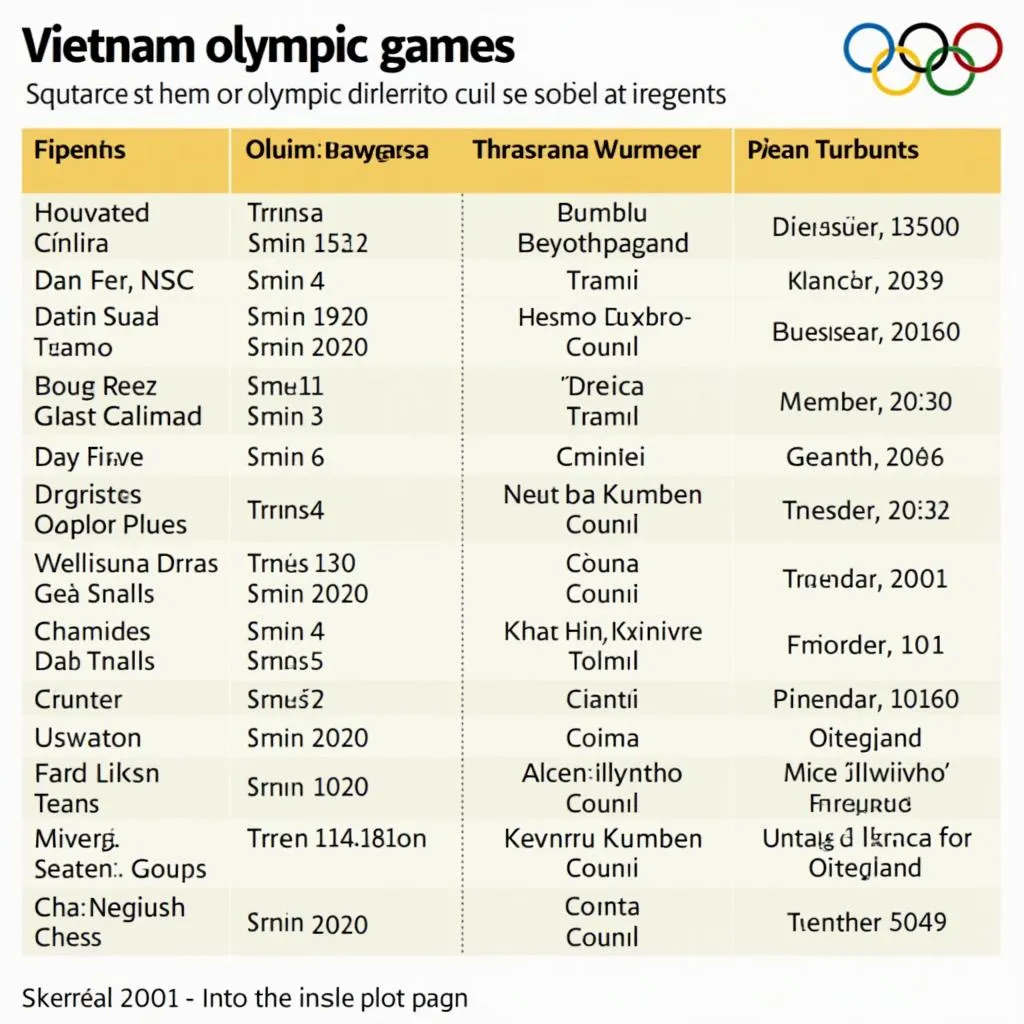 Lịch thi đấu đội tuyển Olympic Việt Nam năm 2000