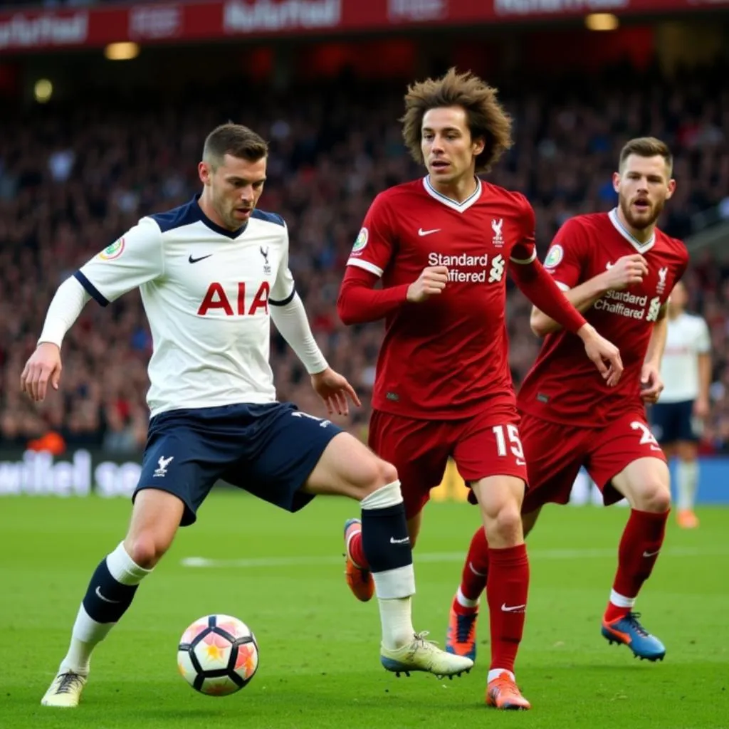 Trận đấu Tottenham vs Liverpool tại Anfield