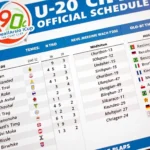 Lịch thi đấu U20 Châu Á 2023