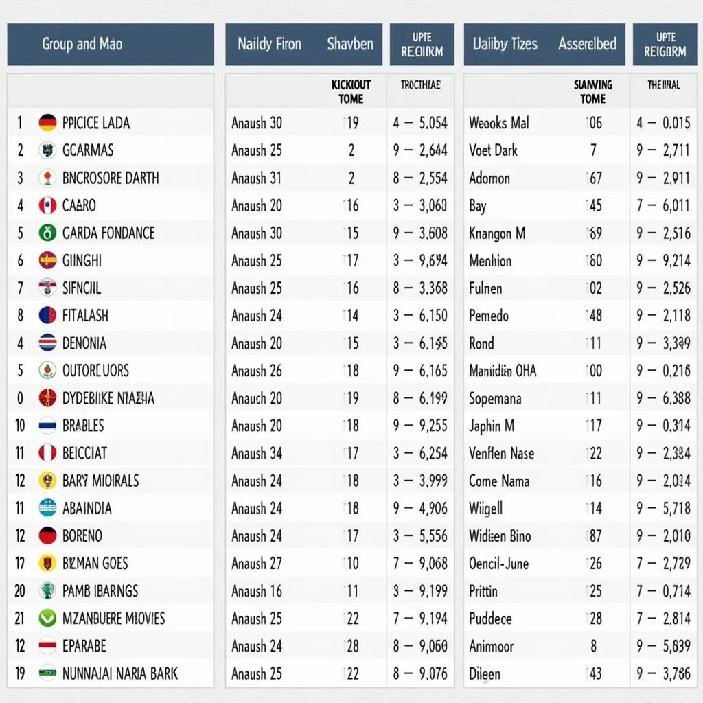 Lịch thi đấu U20 World Cup