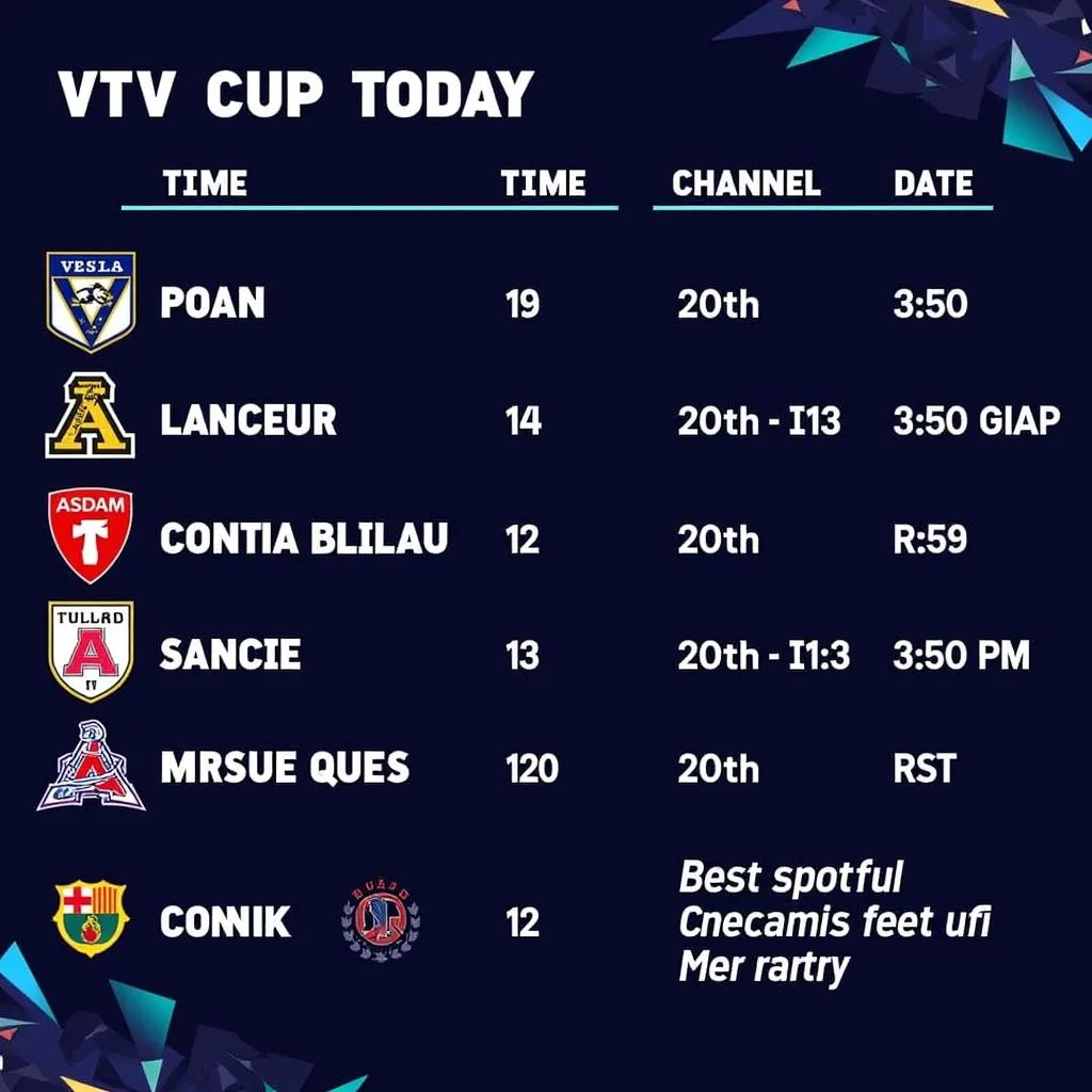 Lịch thi đấu VTV Cup hôm nay: Bảng thi đấu vòng bảng