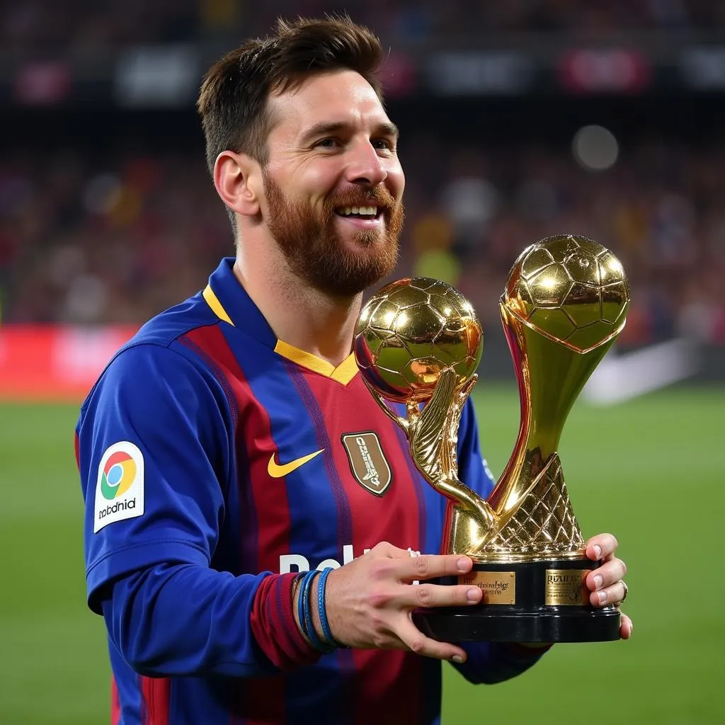 Lionel Messi giành Quả Bóng Vàng 2019