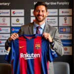 Lionel Messi ký hợp đồng quảng cáo