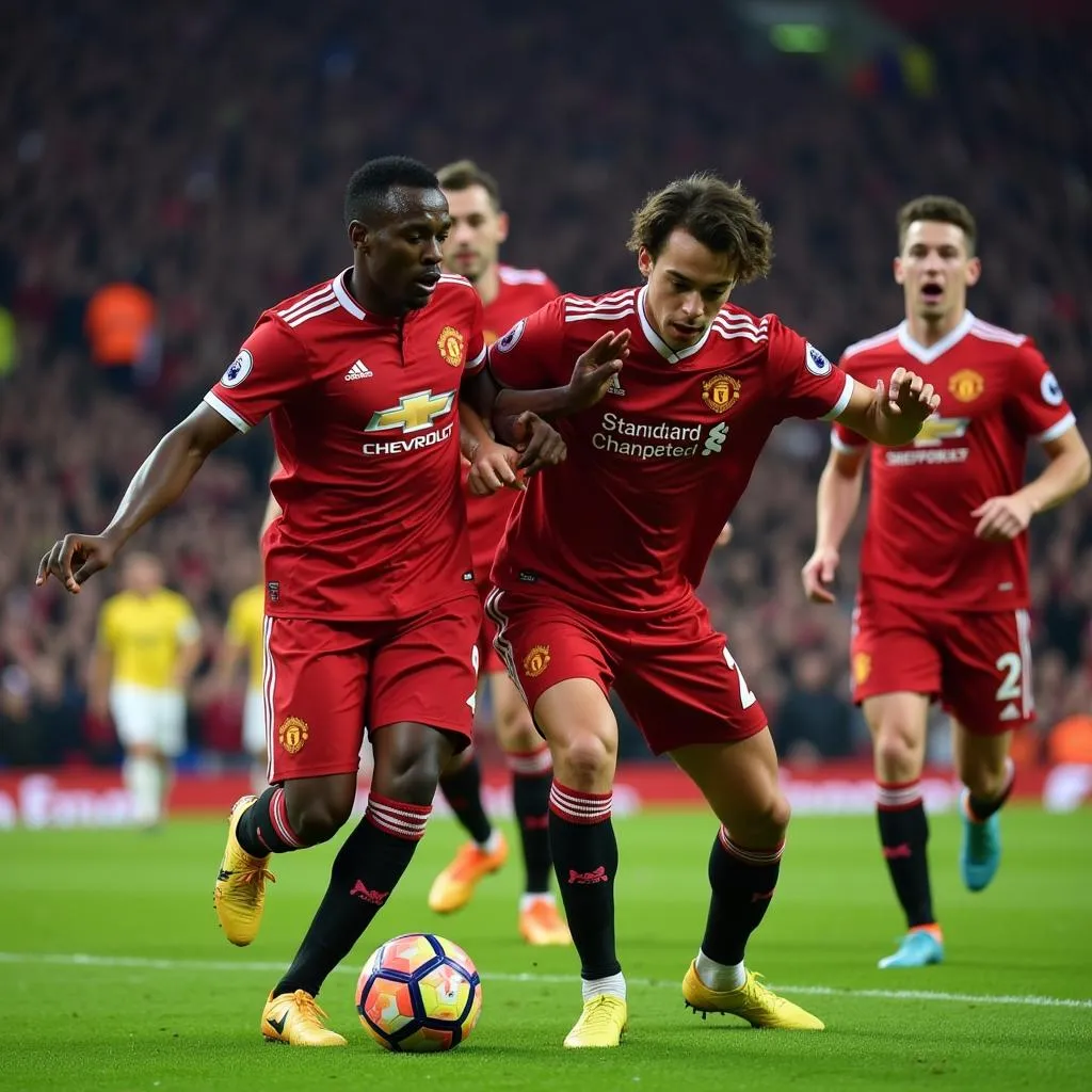 Trận đấu giữa Liverpool và Manchester United