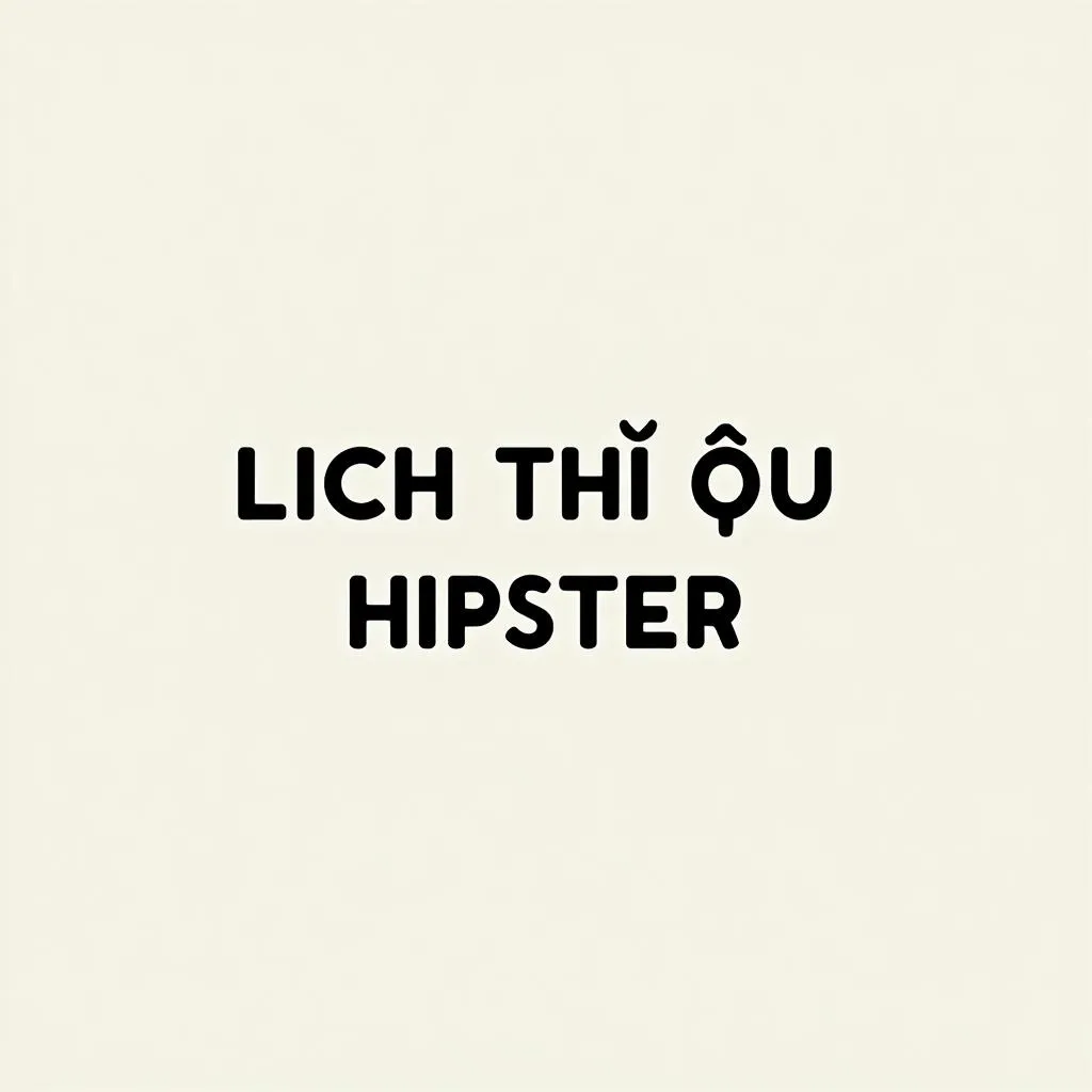 Logo website Lịch Thi Đấu Hipster