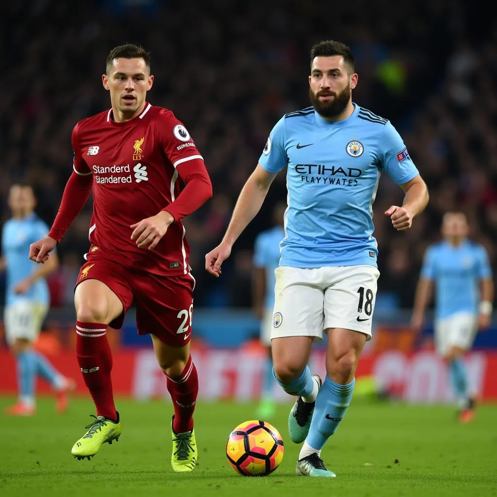 Trận cầu tâm điểm Man City vs Liverpool