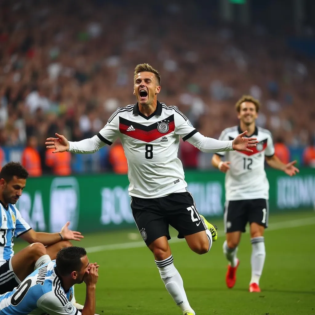 Mario Götze ghi bàn giúp Đức vô địch WC 2014