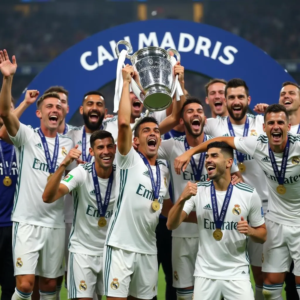 Real Madrid nâng cao chức vô địch C1 2018