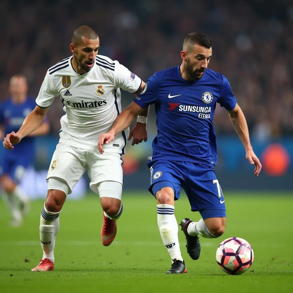 Real Madrid vs Chelsea: Lượt Về Bán Kết Cúp C1 - Hai đội bóng hùng mạnh của châu Âu đối đầu trong trận đấu quyết định. 