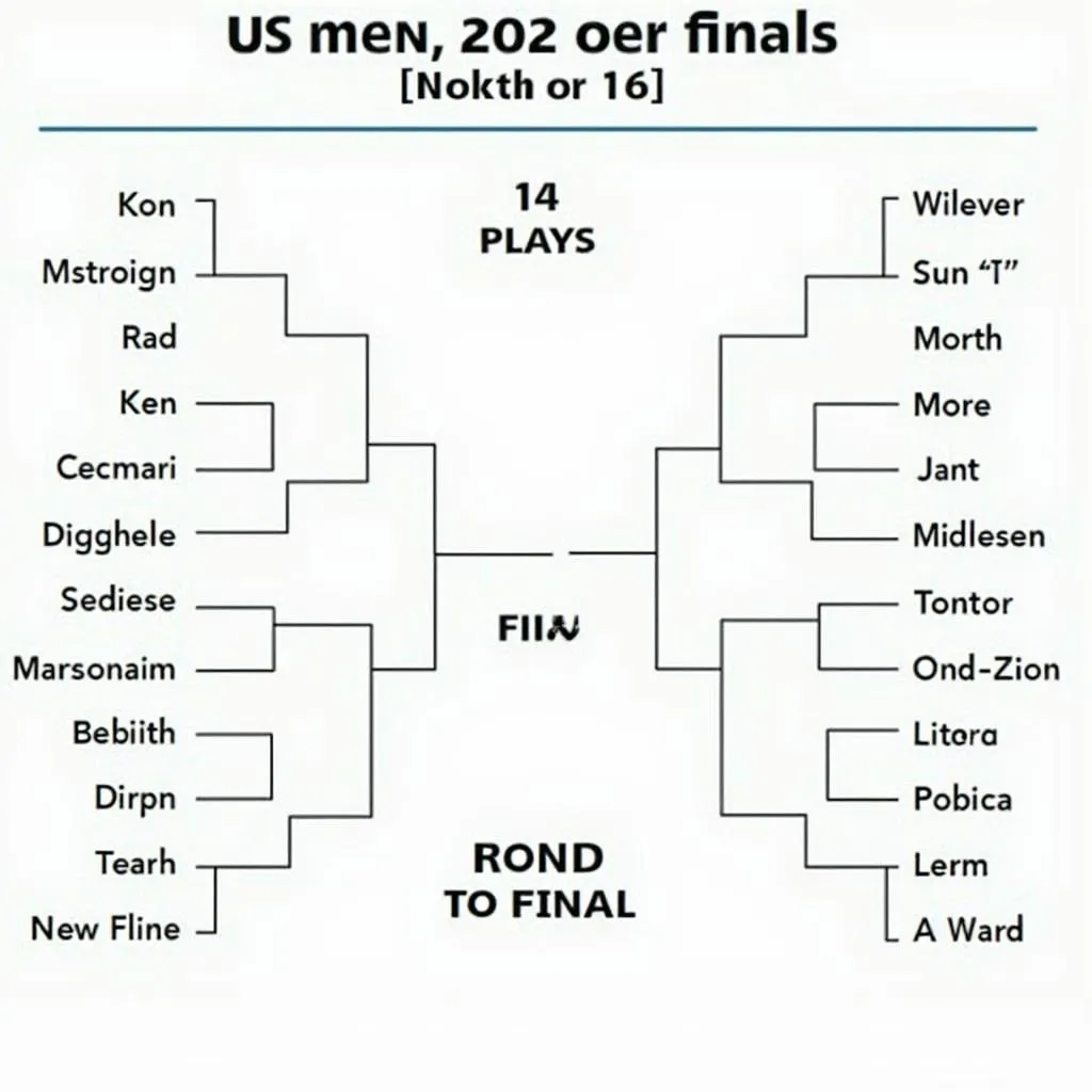 US Open 2020 Men's Singles Knockout Stage Draw