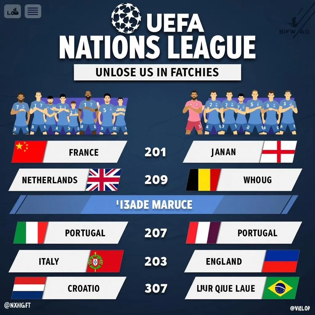 Top matches in UEFA Nations League