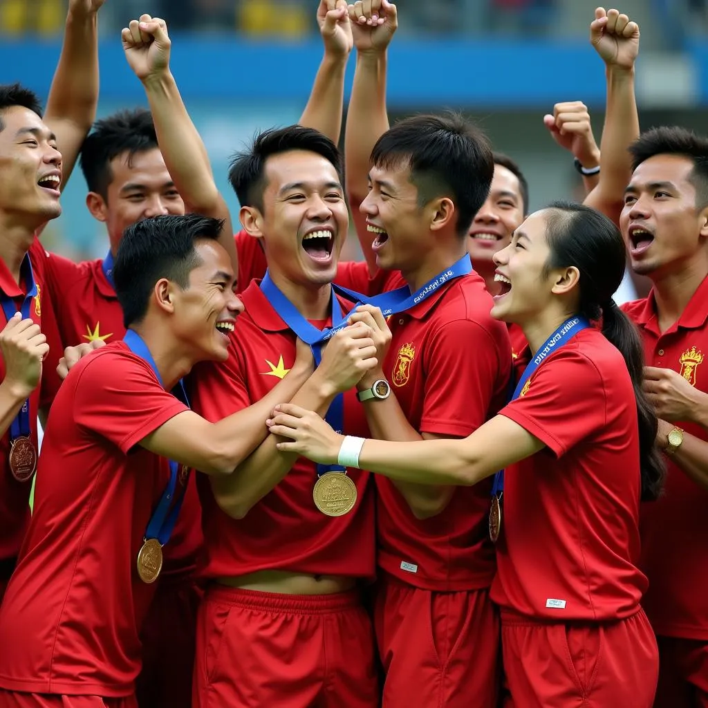 U23 Việt Nam giành huy chương vàng SEA Games 30