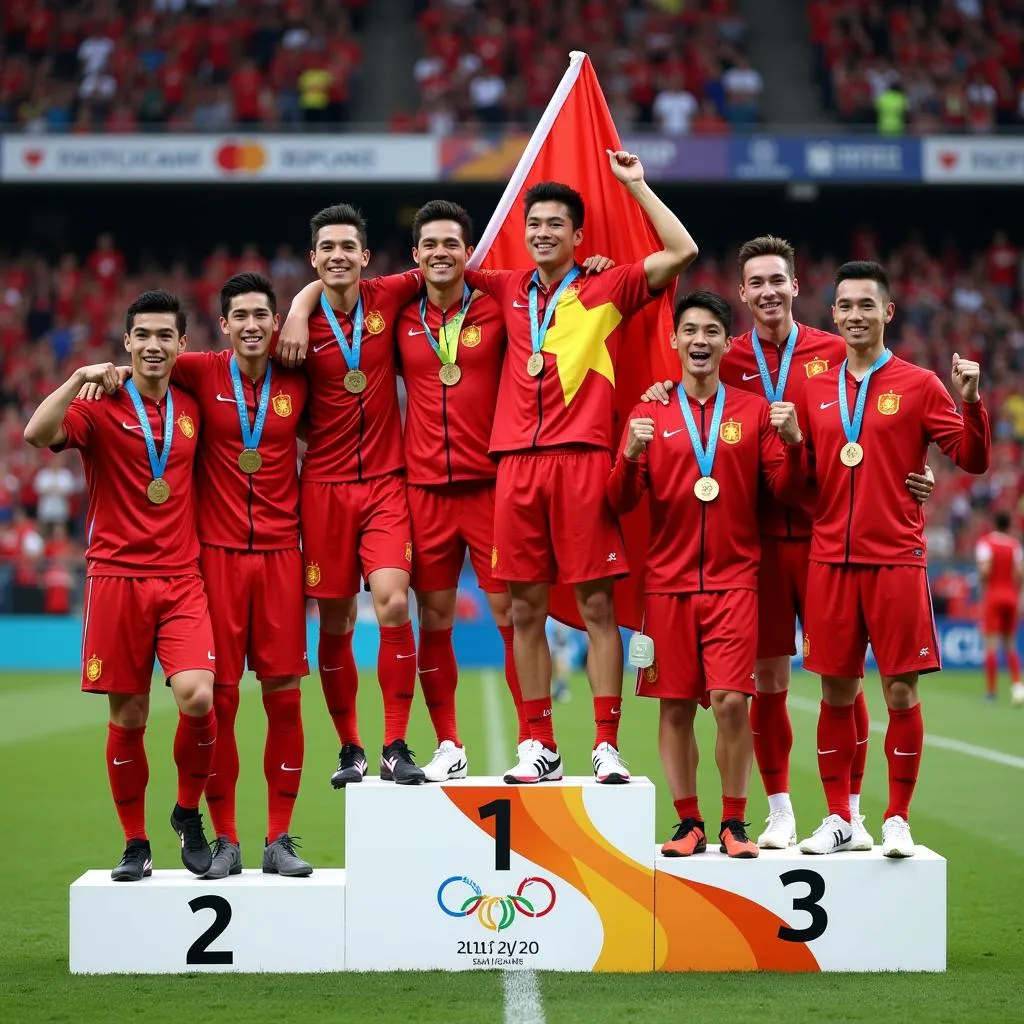 U23 Việt Nam giành huy chương vàng SEA Games