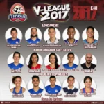 Hình ảnh về các cầu thủ trong V-League 2017