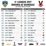 Lịch thi đấu V-League 2017