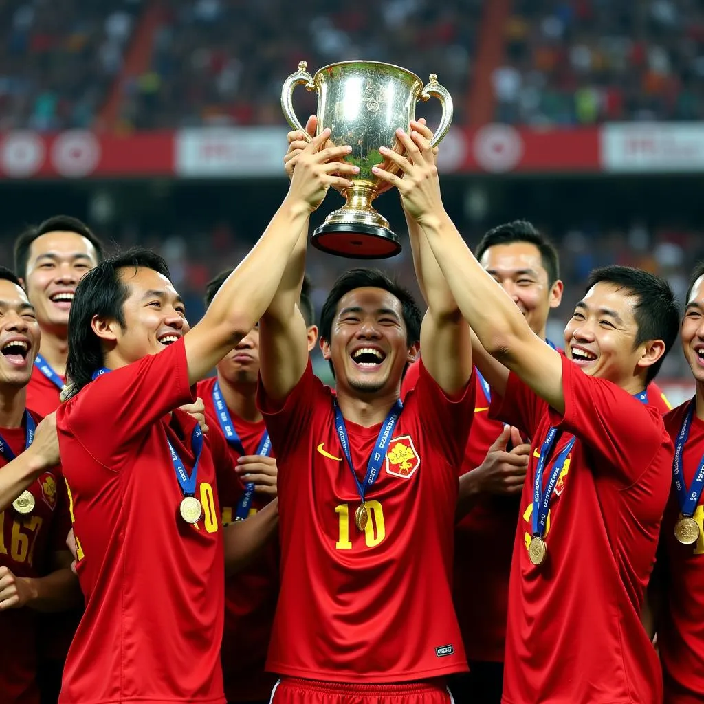 Ảnh tuyển Việt Nam vô địch AFF Cup 2008