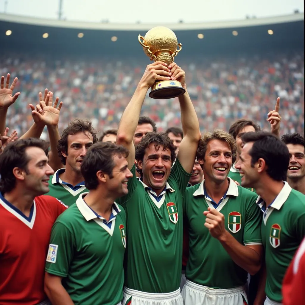 Hình ảnh đội tuyển Italia vô địch World Cup 1982