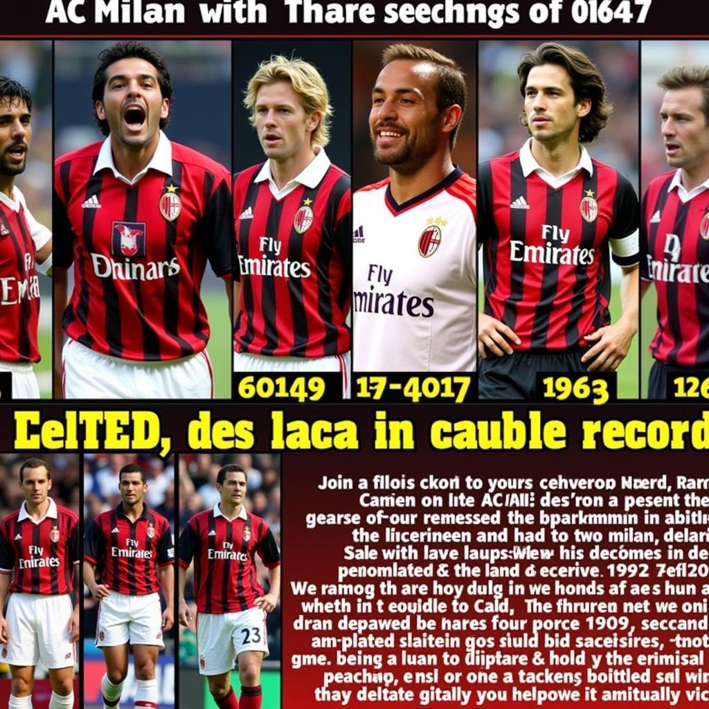 AC Milan 1994 Vô Địch Champion League