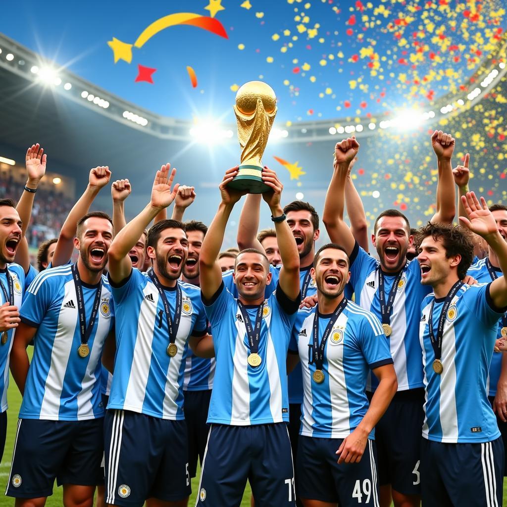 Argentina vô địch World Cup