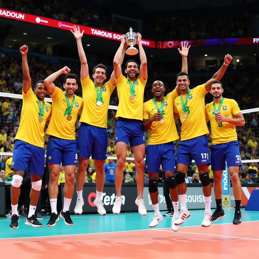 Brazil vô địch bóng chuyền thế giới 2017